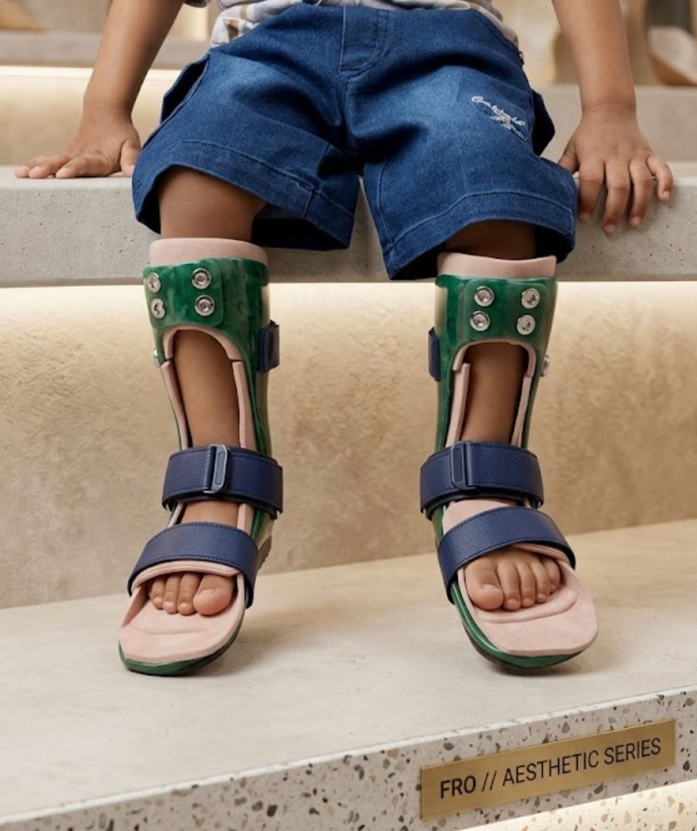 Floor Reaction Orthosis — orthotic work by Divine Artificial Limb Solutions
